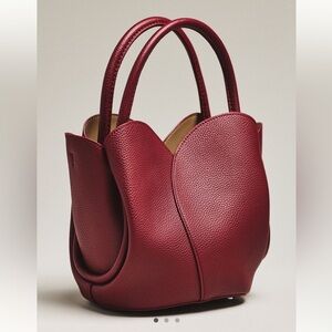 Melie Bianco x Anthropologie Tulip Top-Handle Crossbody Tote 2 in 1
